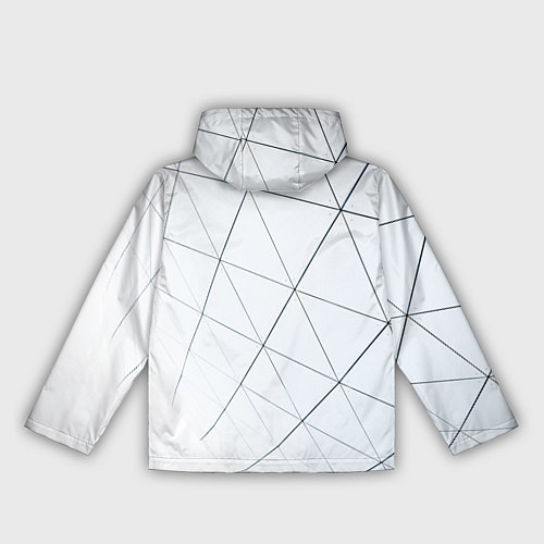 Женская ветровка Геометрические сеточные линии / 3D-Черный – фото 2