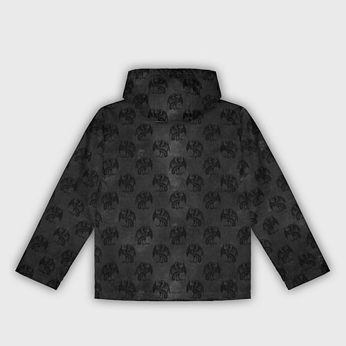 Женская ветровка Черные драконы / 3D-Белый – фото 2