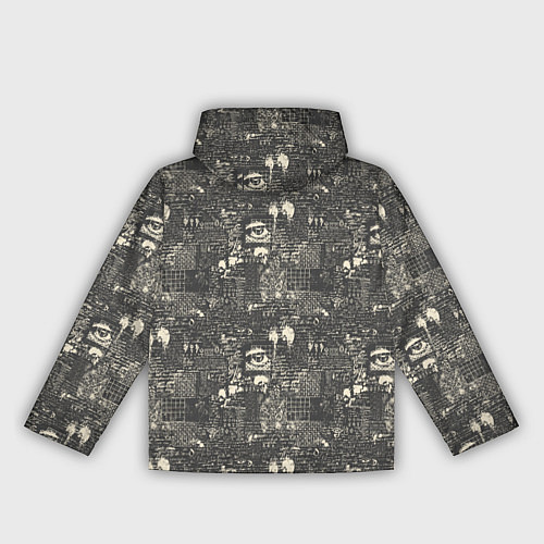 Женская ветровка Надписи и глаз / 3D-Белый – фото 2