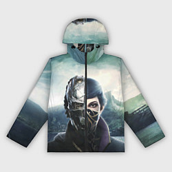 Ветровка с капюшоном женская Dishonored - Эмили Колдуин, цвет: 3D-черный