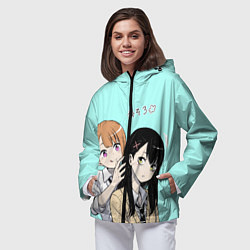 Ветровка с капюшоном женская Miko and Hana, цвет: 3D-черный — фото 2