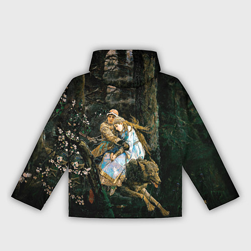 Женская ветровка Васнецов Иван царевич на Сером Волке / 3D-Белый – фото 2