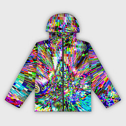 Женская ветровка Acid pixels