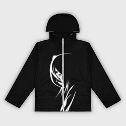 Ветровка с капюшоном женская Силуэт девушки Кучики Рукия, цвет: 3D-белый