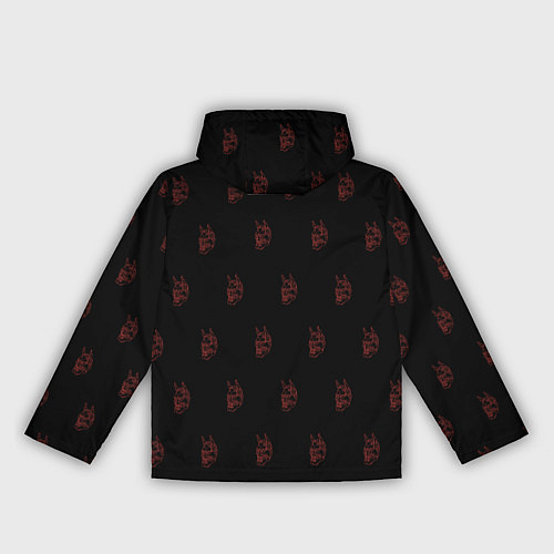 Женская ветровка Маска японского демона / 3D-Черный – фото 2