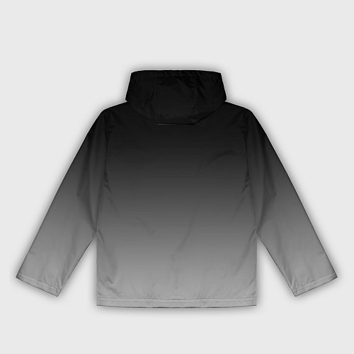 Женская ветровка Серый градиент / 3D-Белый – фото 2