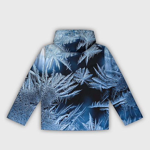 Женская ветровка Морозный узор на стекле / 3D-Белый – фото 2