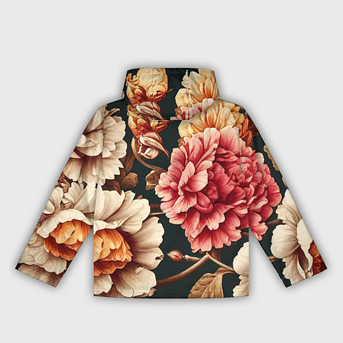 Женская ветровка Цветы в стиле рококо / 3D-Белый – фото 2