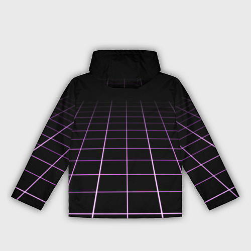 Женская ветровка Неоновая сетка - оптическая иллюзия / 3D-Черный – фото 2