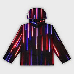 Ветровка с капюшоном женская Метеоритный дождь, цвет: 3D-черный