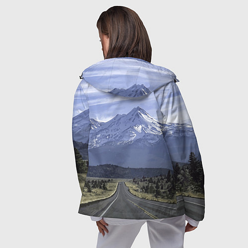 Женская ветровка Мерседес - очередная вершина! / 3D-Черный – фото 4