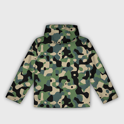 Женская ветровка Камуфляж WW2 US Summer Verdant / 3D-Черный – фото 2