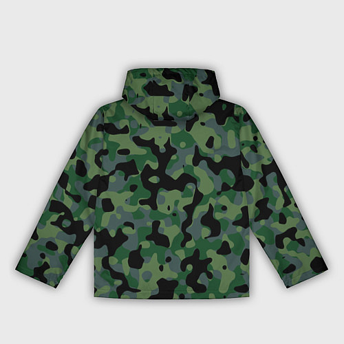 Женская ветровка Камуфляж WW2 Tropics Verdant / 3D-Черный – фото 2