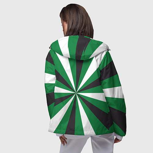 Женская ветровка Железнодорожные войска ВС РФ / 3D-Черный – фото 4