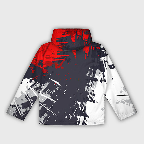 Женская ветровка Абстрактные брызги / 3D-Белый – фото 2