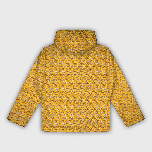 Женская ветровка Паттерн с утятами / 3D-Белый – фото 2