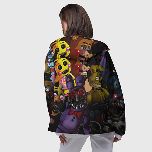 Женская ветровка Fivе Nights аt Frеddys / 3D-Черный – фото 4