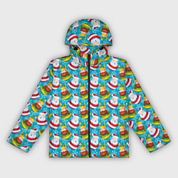 Женская ветровка Санта новогодний