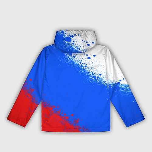 Женская ветровка Флаг России - триколор / 3D-Белый – фото 2