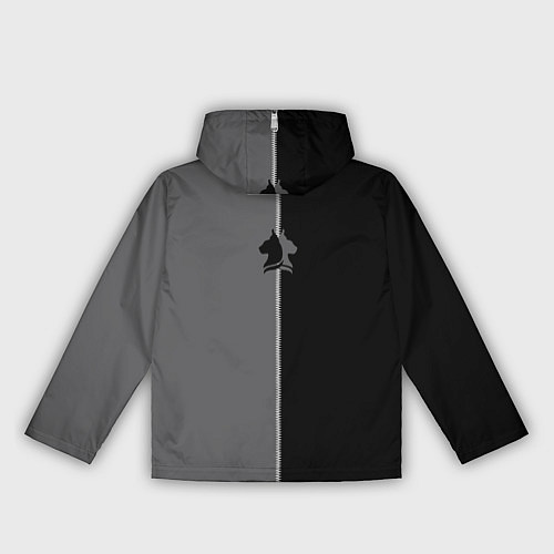 Женская ветровка Котики под луной / 3D-Черный – фото 2