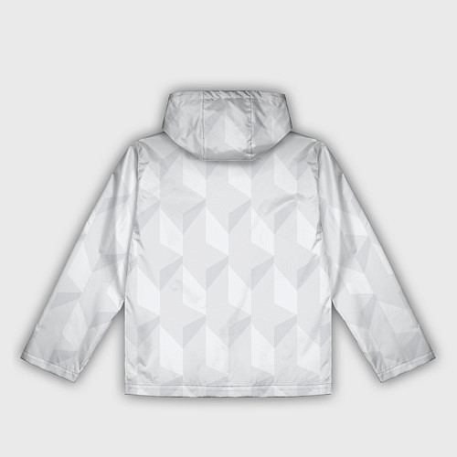 Женская ветровка Абстрактная серая геометрическая текстура / 3D-Черный – фото 2