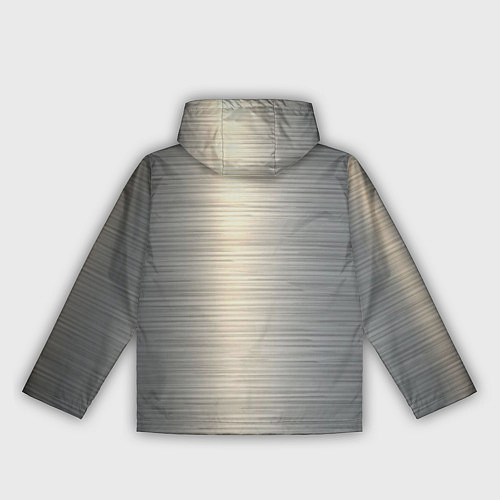 Женская ветровка Нержавейка - текстура / 3D-Белый – фото 2