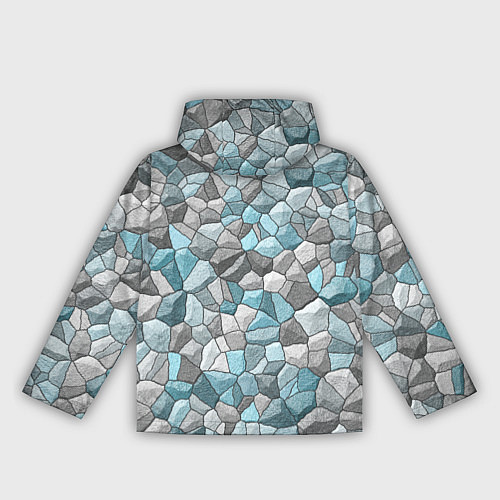 Женская ветровка Мозаика из цветных камней / 3D-Белый – фото 2