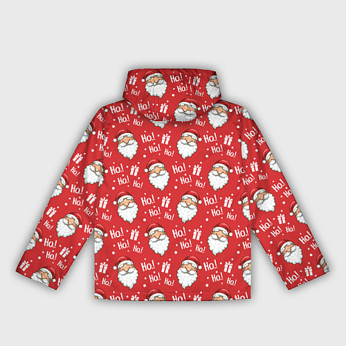 Женская ветровка Дед Мороз - Санта Клаус / 3D-Белый – фото 2