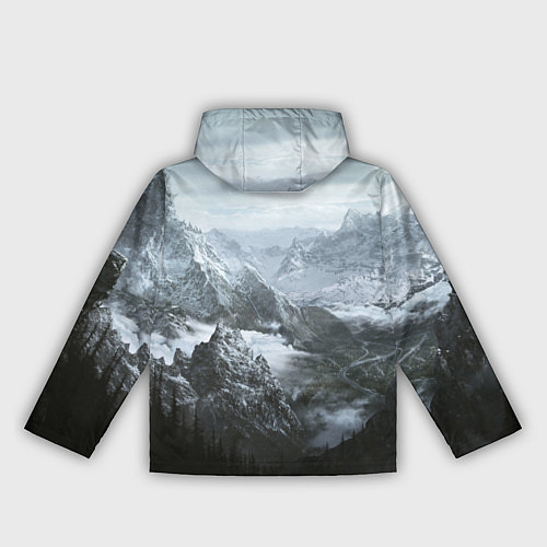 Женская ветровка Природа Скайрима / 3D-Белый – фото 2