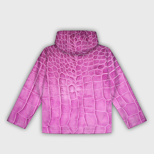 Женская ветровка Кожа - текстура - pink / 3D-Белый – фото 2