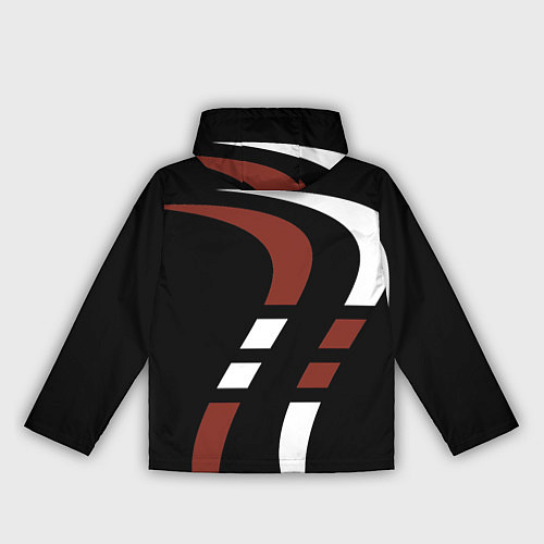 Женская ветровка Две кривые / 3D-Белый – фото 2