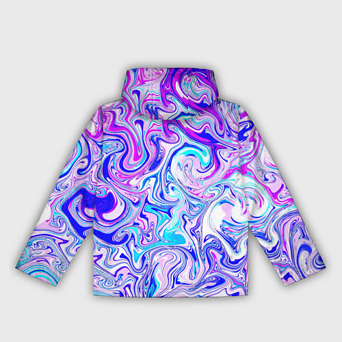 Женская ветровка Акварельные линии / 3D-Белый – фото 2