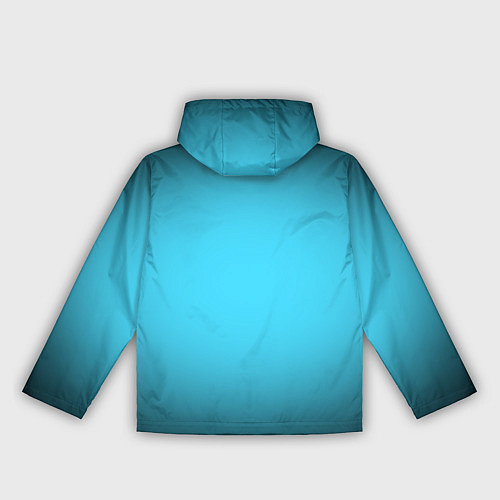 Женская ветровка Небесный градиент / 3D-Черный – фото 2