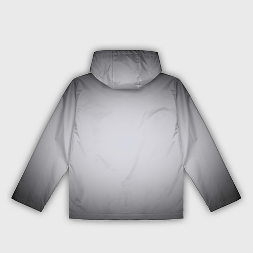 Женская ветровка Серебристый градиент / 3D-Черный – фото 2