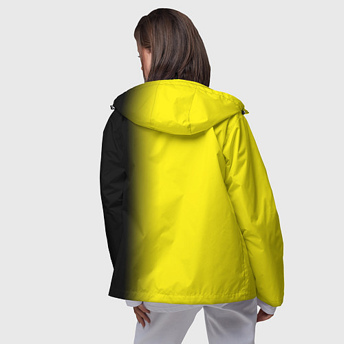 Женская ветровка И черный и желтый / 3D-Черный – фото 4