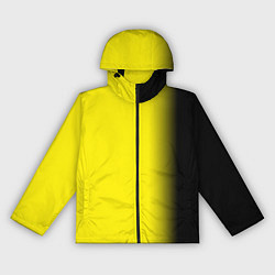 Ветровка с капюшоном женская И черный и желтый, цвет: 3D-черный
