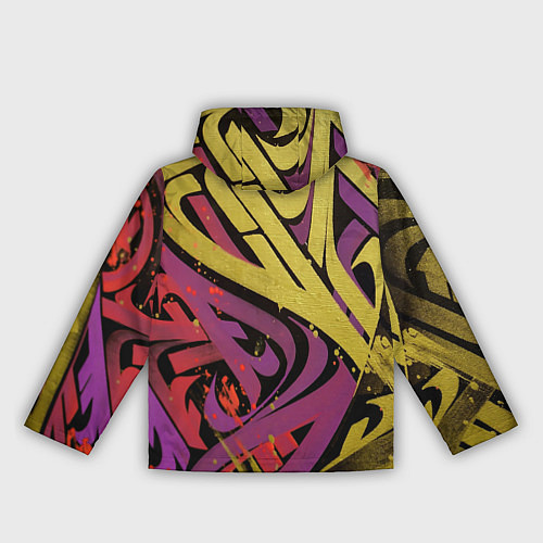 Женская ветровка Calligraphic style / 3D-Черный – фото 2