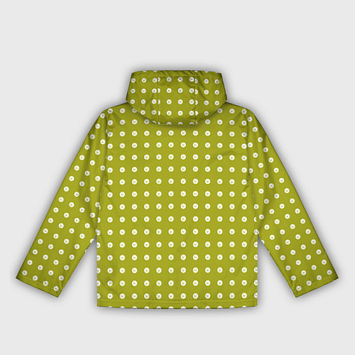 Женская ветровка Горох из листьев / 3D-Белый – фото 2