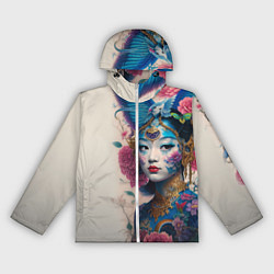 Женская ветровка Japan girl - tattoo - art