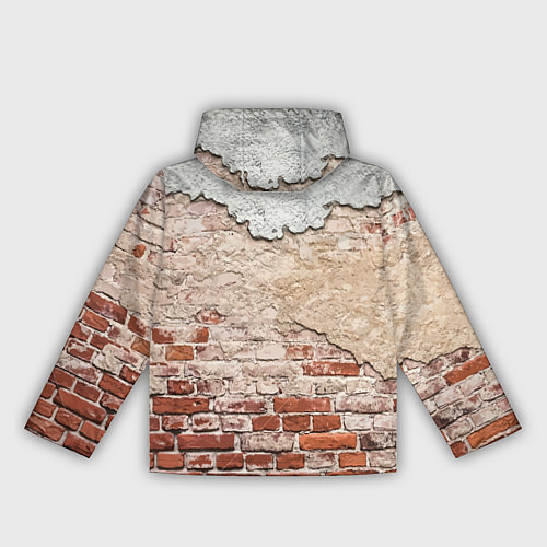 Женская ветровка Старая кирпичная стена - Бронкс / 3D-Черный – фото 2
