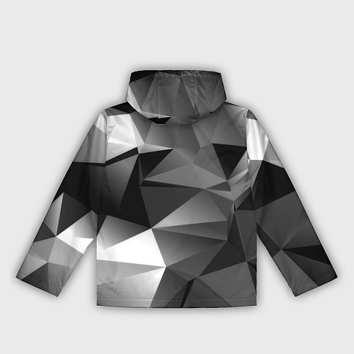 Женская ветровка Geometry grey ship / 3D-Белый – фото 2