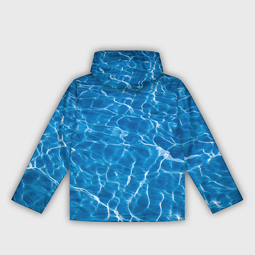 Женская ветровка Текстурный водяной паттерн / 3D-Черный – фото 2