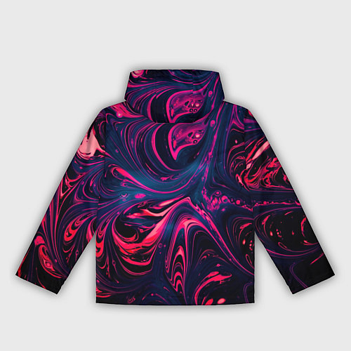 Женская ветровка Неоновые краски во тьме / 3D-Черный – фото 2