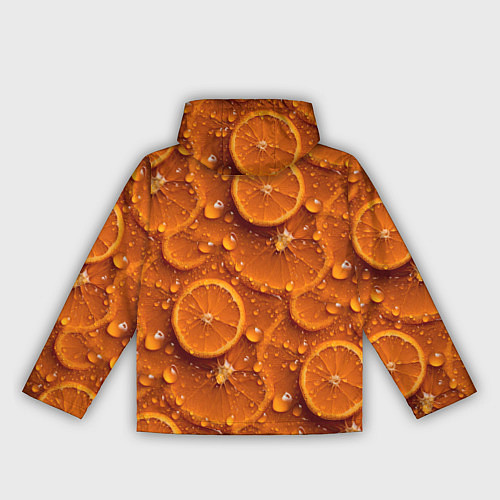 Женская ветровка Сочная текстура из долек апельсина / 3D-Белый – фото 2