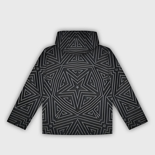 Женская ветровка Геометрическая звезда / 3D-Черный – фото 2