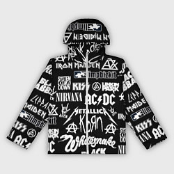 Ветровка с капюшоном женская Сборник тяжёлого рока, цвет: 3D-белый