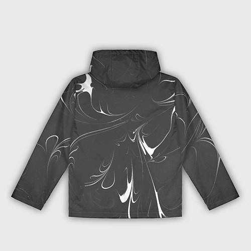 Женская ветровка Черно-белый узор / 3D-Белый – фото 2