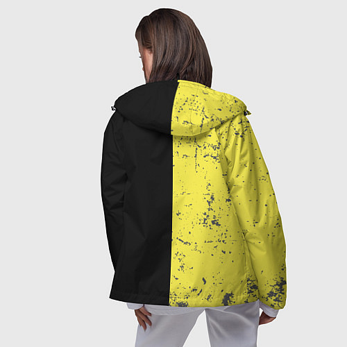 Женская ветровка Смайлик с улыбкой / 3D-Черный – фото 4