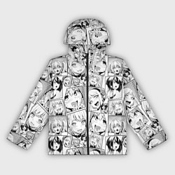 Ветровка с капюшоном женская Anime hentai ahegao, цвет: 3D-черный