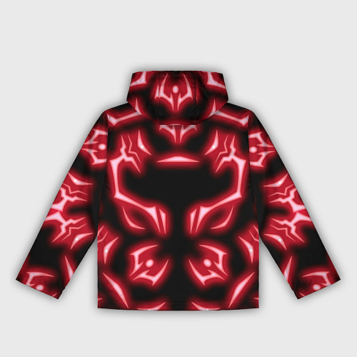 Женская ветровка Магическая битва светящиеся Знаки Сукуны / 3D-Белый – фото 2